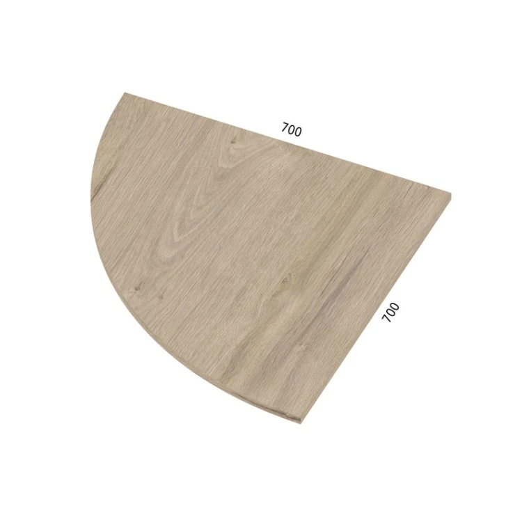 Dostawka narożna do biurka Lt1 Antrax 700 x 700 mm 90°