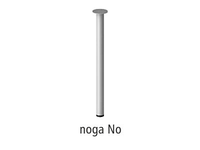 Noga No Antrax do biurek i dostawek na nogach okrągłych