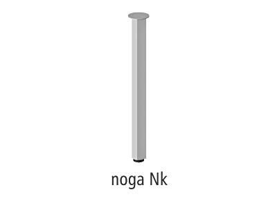 Noga Nk Antrax do biurek i dostawek na nogach kwadratowych