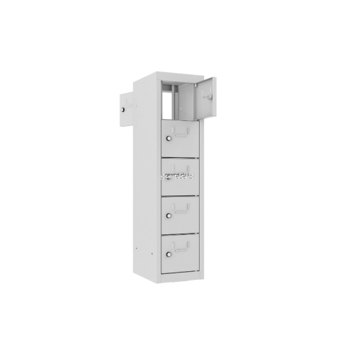 Otwarta szafka śniadaniowa przelotowa SUS 215 P Malow – 5 skrytek, 940x240x300 mm