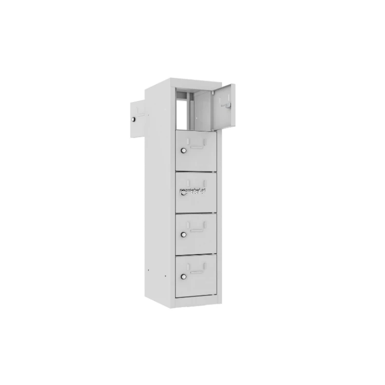 Otwarta szafka śniadaniowa przelotowa SUS 215 P Malow – 5 skrytek, 940x240x300 mm