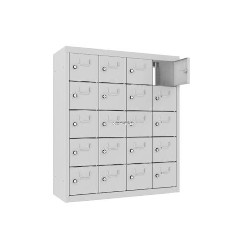 Otwarta szafka śniadaniowa przelotowa SUS 245 P Malow – 20 skrytek, 940x810x300 mm