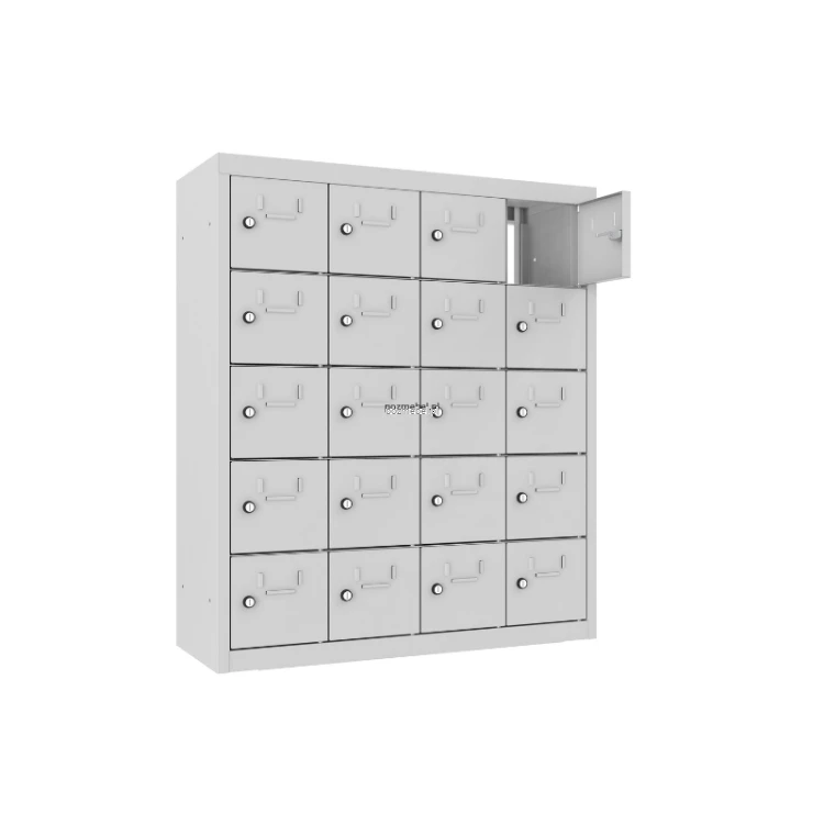 Otwarta szafka śniadaniowa przelotowa SUS 245 P Malow – 20 skrytek, 940x810x300 mm