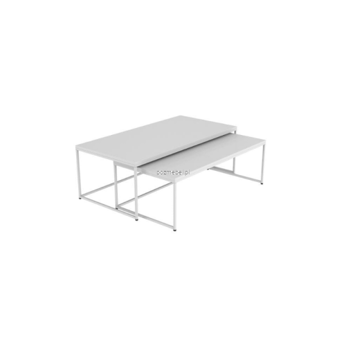 Metalowy stolik kawowy STK 3 Malow – zestaw 2 stolików 1200 × 600 mm