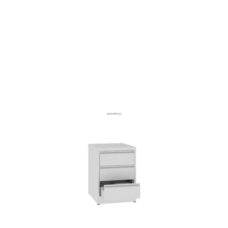 Otwarta szafka kartotekowa na dokumenty 180 × 213 mm SZK 114 Malow – 3 szuflady, 2 rzędy