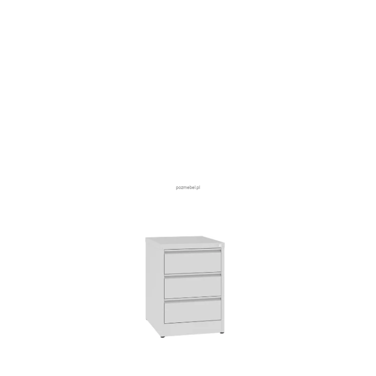 Zamknięta szafka kartotekowa na dokumenty 180 × 213 mm SZK 114 Malow – 3 szuflady, 2 rzędy