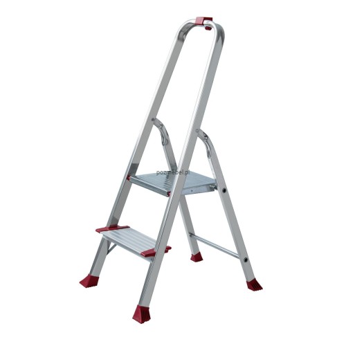 Drabina aluminiowa 2-stopniowa z haczykiem BS-DA2+ 150 kg Bayersystem