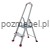 Drabina aluminiowa 2-stopniowa z haczykiem BS-DA2+ 150 kg Bayersystem