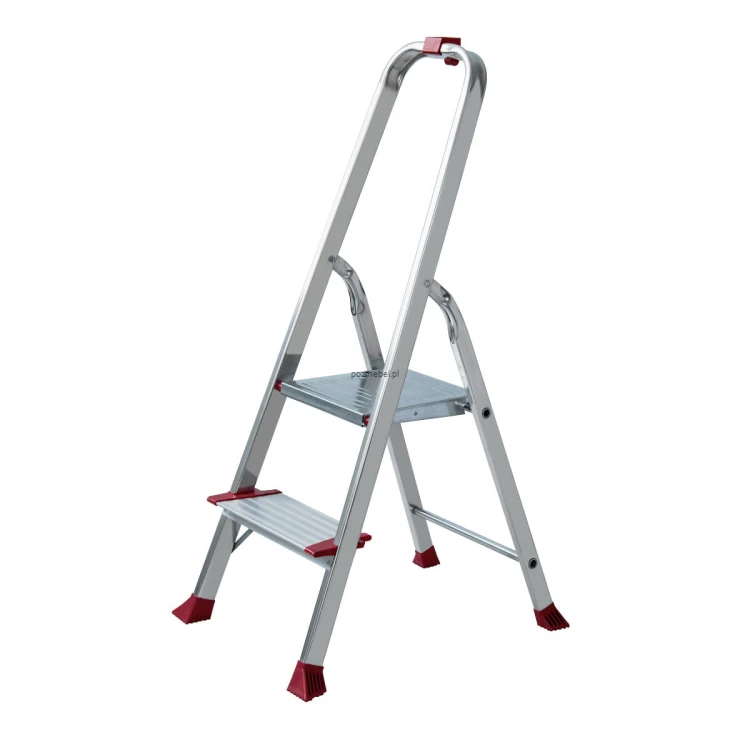 Drabina aluminiowa 2-stopniowa z haczykiem BS-DA2+ 150 kg Bayersystem