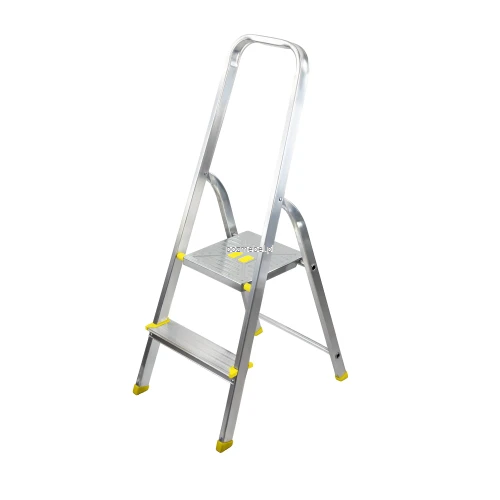 Drabina aluminiowa domowa 2-stopniowa BS-DA2 150 kg Bayersystem