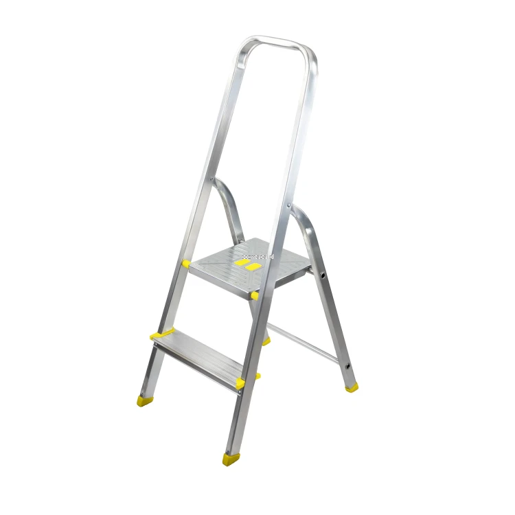 Drabina aluminiowa domowa 2-stopniowa BS-DA2 150 kg Bayersystem