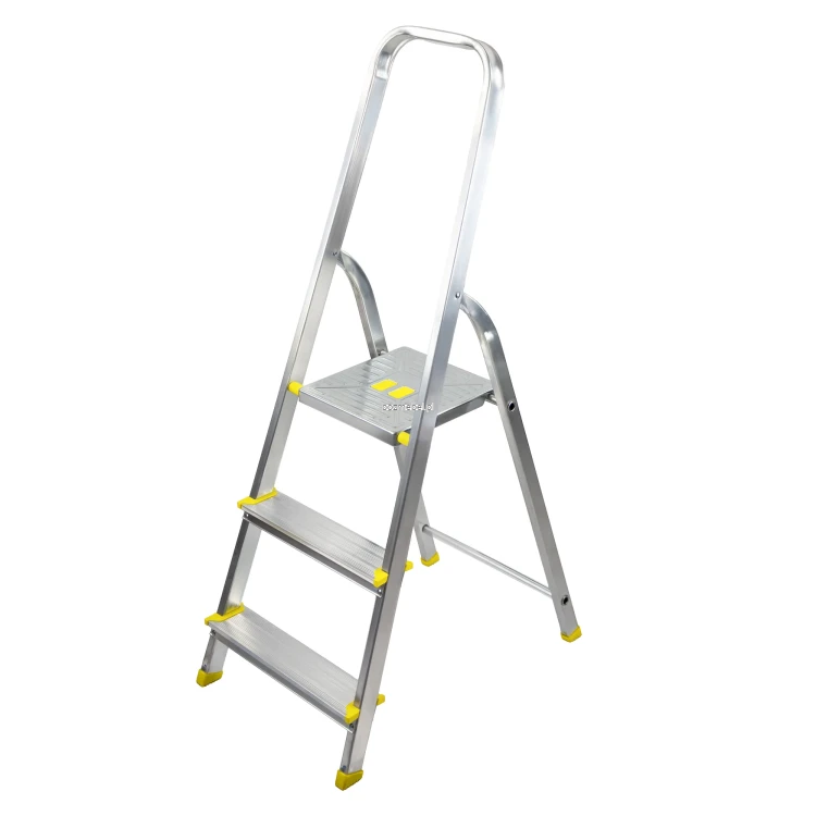 Drabina aluminiowa 3-stopniowa BS-DA3 150 kg z półką Bayersystem