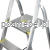 Drabina aluminiowa 3-stopniowa BS-DA3 150 kg z półką Bayersystem-podest.webp