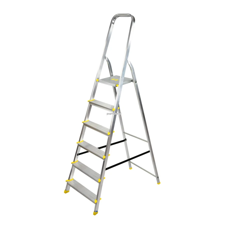 Drabina aluminiowa BS-DA6 BD 6-stopniowa 150 kg Bayersystem