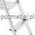 Drabina aluminiowa 8-stopniowa SMART COMFORT BS-DA8 150 kg z tłoczonym podestem-stopnie.webp