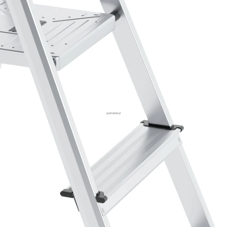 Drabina aluminiowa 8-stopniowa SMART COMPACT BS-DA8 ze zintegrowaną półką 150 kg-stopien.webp