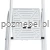Drabina aluminiowa 8-stopniowa SMART COMPACT PLUS BS-DA8 z półką i szerokimi stopniami 150 kg - podest przód
