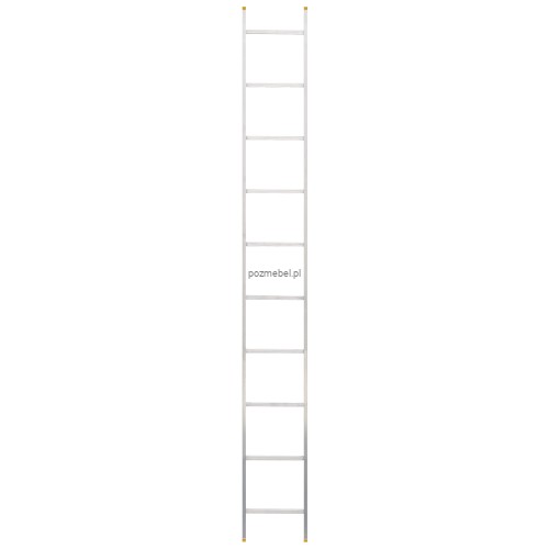 Drabina przemysłowa aluminiowa przystawna BS-DJ 1x10 150 kg Bayersystem-front.jpg
