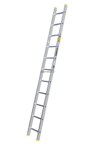 Drabina przemysłowa aluminiowa przystawna BS-DJ 1x11 150 kg Bayersystem