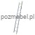 Drabina przemysłowa aluminiowa przystawna BS-DJ 1x9 150 kg Bayersystem