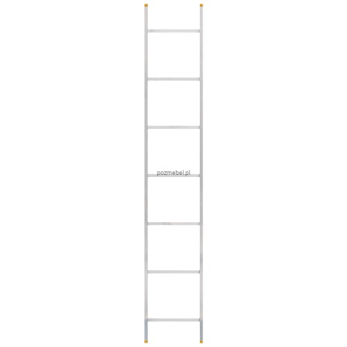 Drabina przemysłowa aluminiowa przystawna BS-DJ 1x7 150 kg Bayersystem-front.jpg