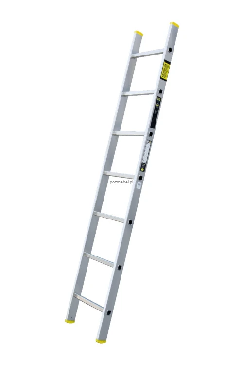 Drabina przemysłowa aluminiowa przystawna BS-DJ 1x7 150 kg Bayersystem-skos.jpg