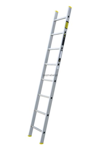 Drabina przemysłowa aluminiowa przystawna BS-DJ 1x8 150 kg Bayersystem
