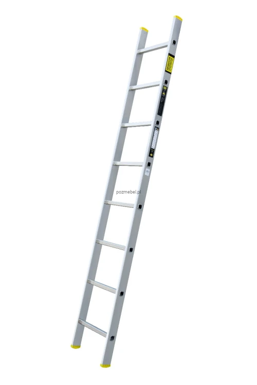 Drabina przemysłowa aluminiowa przystawna BS-DJ 1x8 150 kg Bayersystem