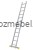 Drabina przemysłowa aluminiowa przystawna BS-DJ 1x12 150 kg ze stabilizatorem Bayersystem