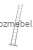 Drabina przemysłowa aluminiowa przystawna BS-DJ 1x13 150 kg ze stabilizatorem Bayersystem
