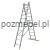 Drabina aluminiowa przemysłowa dwustronna BS-DW 2x11 150 kg Bayersystem