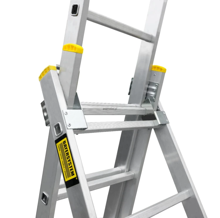 Drabina aluminiowa przemysłowa wielofunkcyjna BS-DW 3x7 150 kg Bayersystem-laczenie-przesel (1).jpg