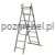 Drabina aluminiowa przemysłowa dwustronna BS-DW 2x7 150 kg Bayersystem