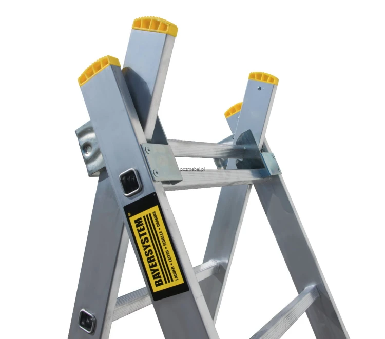 Drabina aluminiowa przemysłowa dwustronna BS-DW 2x7 150 kg Bayersystem-laczenie-przesel (1).jpg