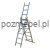 Drabina aluminiowa przemysłowa wielofunkcyjna BS-DW 3x6 150 kg Bayersystem-maksymalnie-rozstawiona.jpg