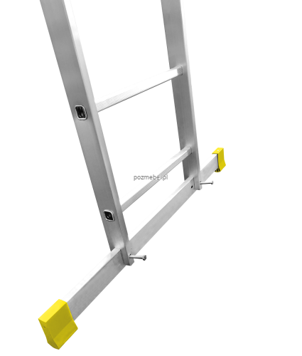 Drabina aluminiowa przemysłowa dwustronna BS-DW 2x14 150 kg Bayersystem-stabilizator (1).png