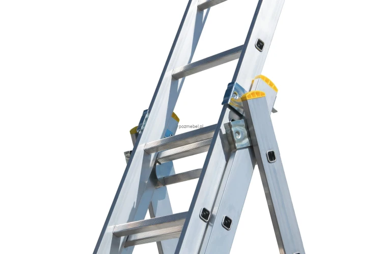 Drabina aluminiowa przemysłowa wielofunkcyjna BS-DW 3x13 150 kg Bayersystem