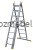 Drabina aluminiowa przemysłowa wielofunkcyjna BS-DW 3x8 150 kg Bayersystem-rozstawiona-na-litere-A.jpg