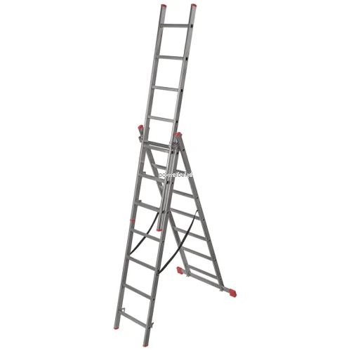 Drabina aluminiowa wielofunkcyjna Hillagi 3x7 150 kg-rozlozona-maksymalnie.webp