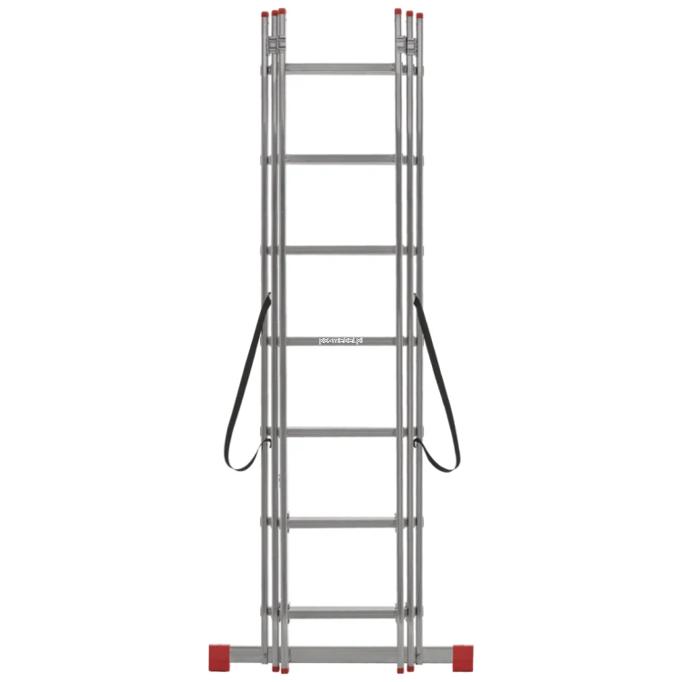 Drabina aluminiowa wielofunkcyjna Hillagi 3x7 150 kg-zlozona.png