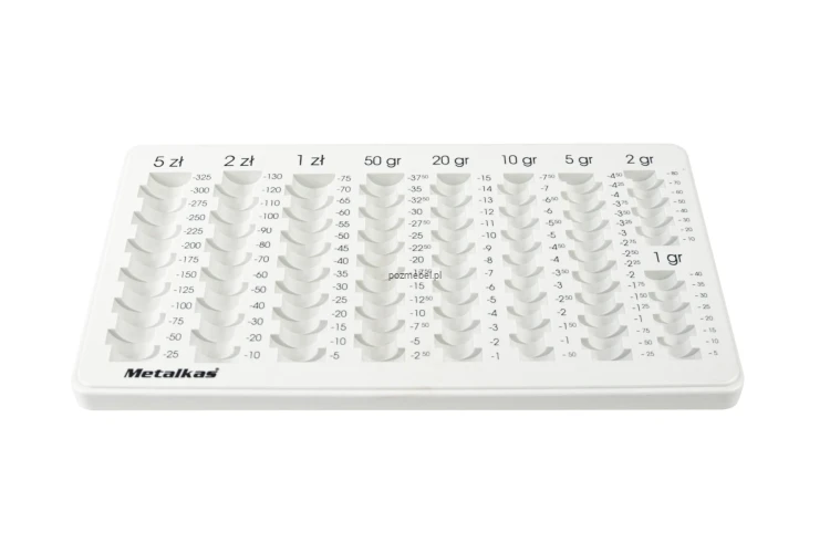 Wkład rolkowo liczący na bilon RLD PLN Metalkas 33 × 18 cm