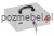 Kasetka metalowa na pieniądze 11WL na klucz z wkładem na bilon PLN Metalkas