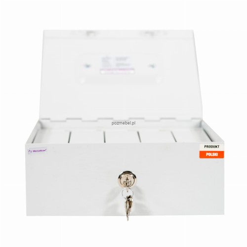 Kaseta bankowa TG-13PBS z 5 zamykanymi przegrodami Metalkas