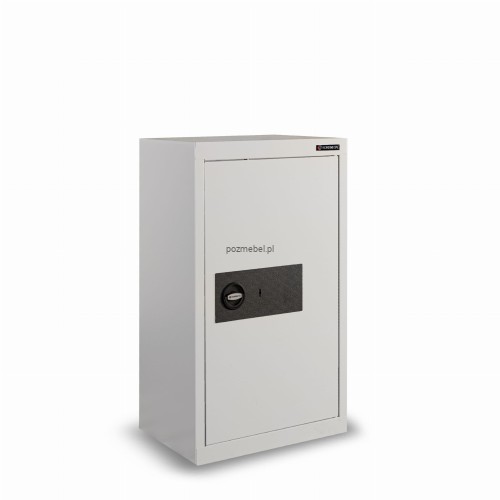 Niska szafa na dokumenty poufne MS1M/A 90 klasy A Konsmetal - zamknięta