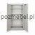 Dwudrzwiowa szafa na dokumenty poufne MS2M/A 190 klasy A Konsmetal