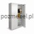 Dwudrzwiowa szafa na dokumenty poufne MS2M/A 190 klasy A Konsmetal - otwarta