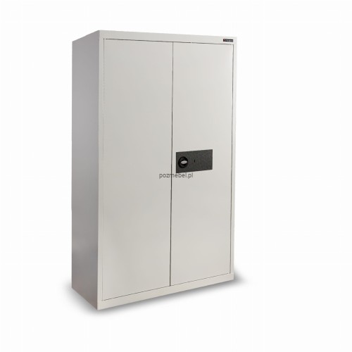 Duża dwudrzwiowa szafa na dokumenty poufne MS2D/A 190 klasy A Konsmetal - zamknięta
