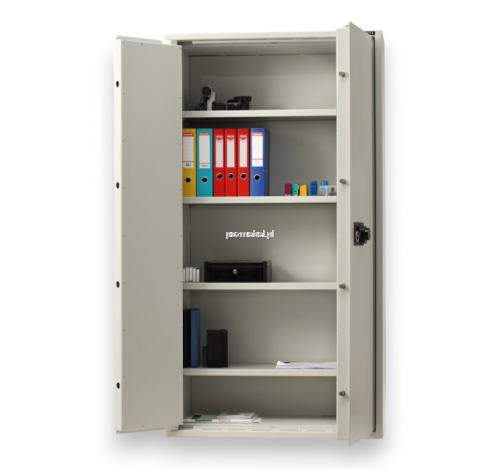 Dwudrzwiowa szafa na dokumenty niejawne SD2/S2 185D Typ 3 klasy S2 Konsmetal