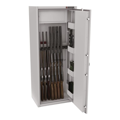 Sejf na broń długą klasy S1 Konsmetal MLB 150S/10 na 10 sztuk broni długiej