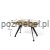 Nowoczesne biurko XAR-V2-7 1200 × 700 mm na stalowym stelażu – biurko gabinetowe Antrax